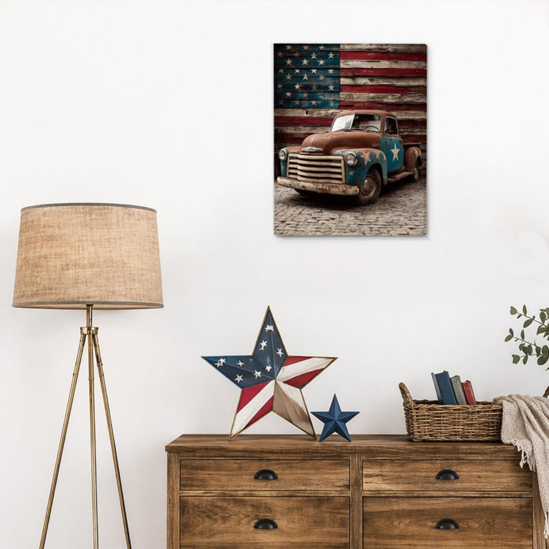 Décoration murale patriotique 16 x 20 po