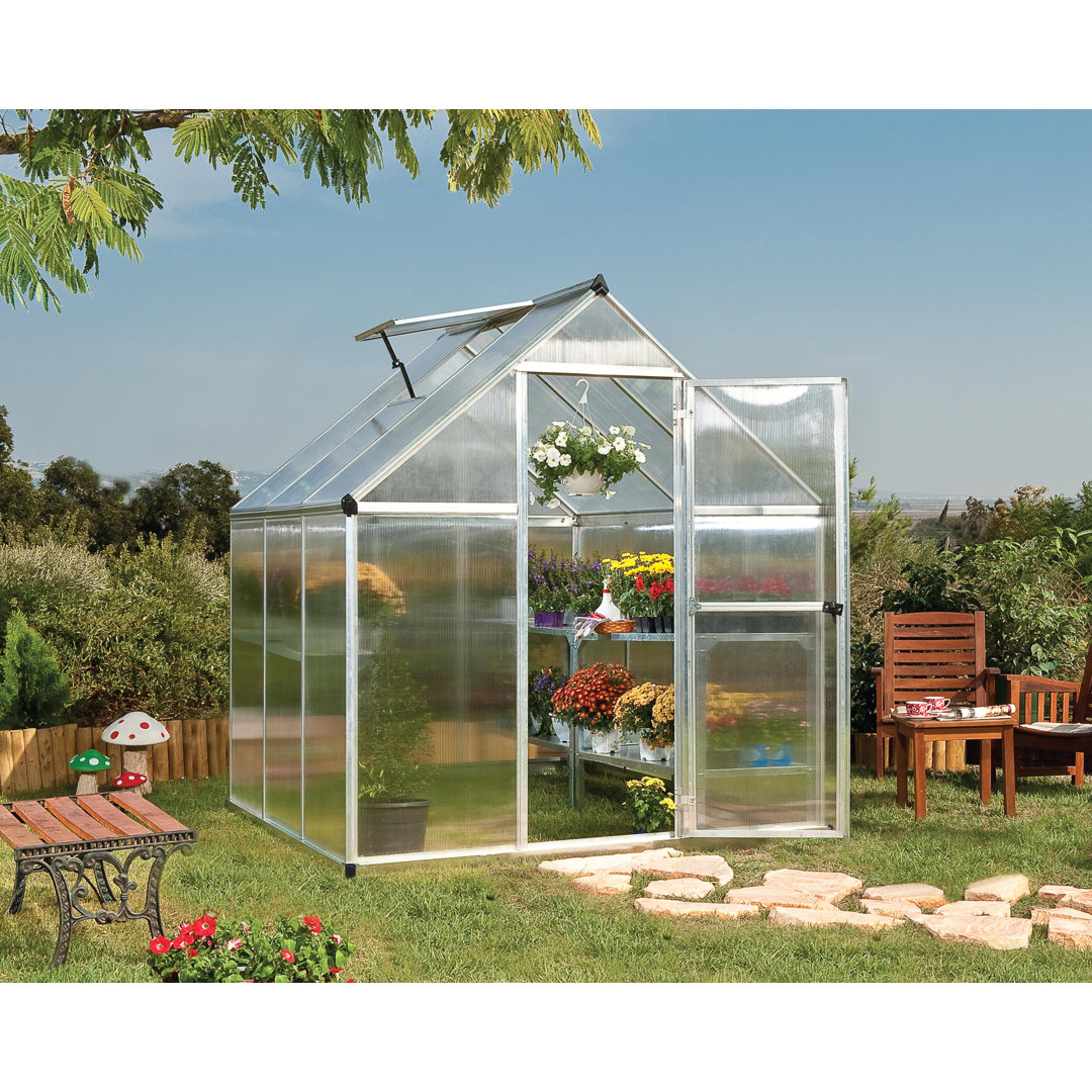 Mythos 6 Ft W x 4 Ft D Greenhouse