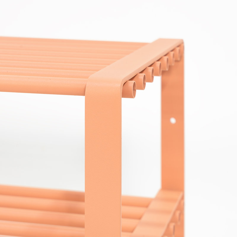 Rex 9 Pair Shoe Rack, Orange