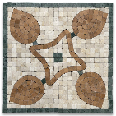 Carrelage mural en mosaïque 5 po x 5 po