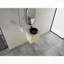 Meuble-lavabo mural avec lavabo d'art en céramique et porte à fermeture en douceur-2118955766