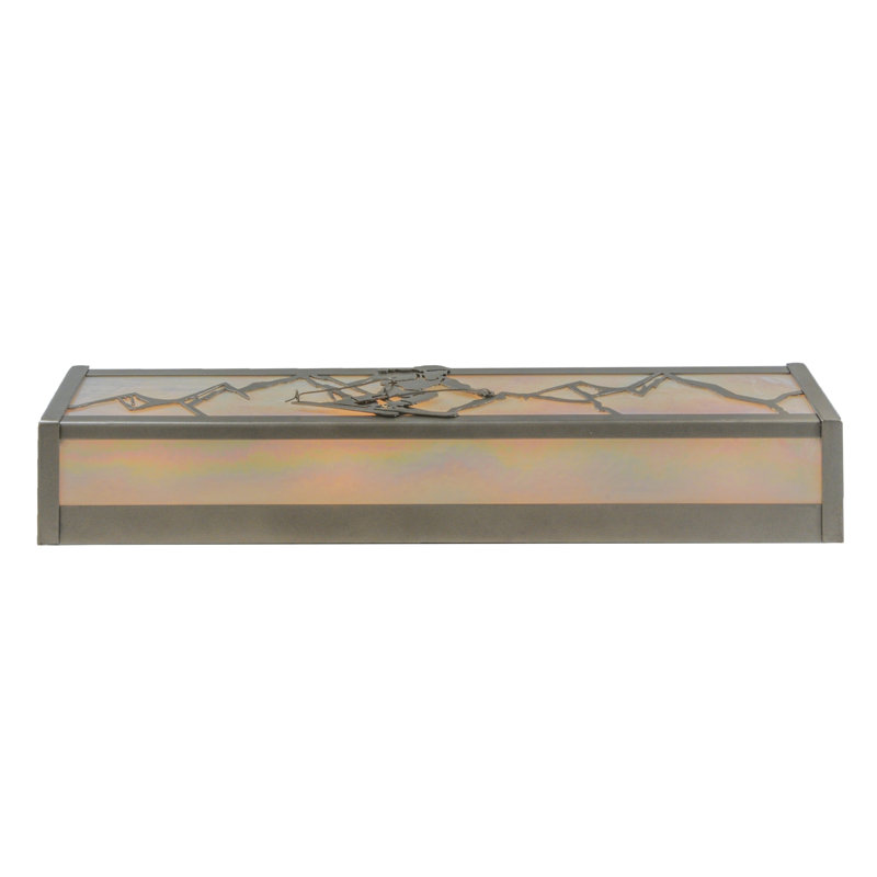Rustic Lodge 4 - Light Bath Bar, Nickel