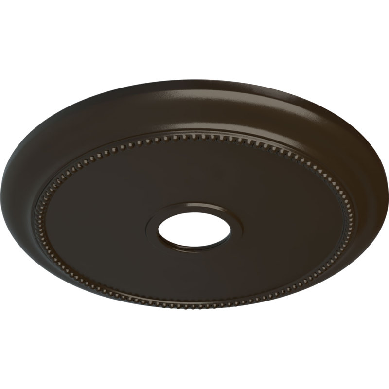 Médaillon de plafond 24 1/8 po x 4 3/8 po x P 2 1/4 po (convient aux auvents jusqu'à 4 3/8 po), Pierre de foyer