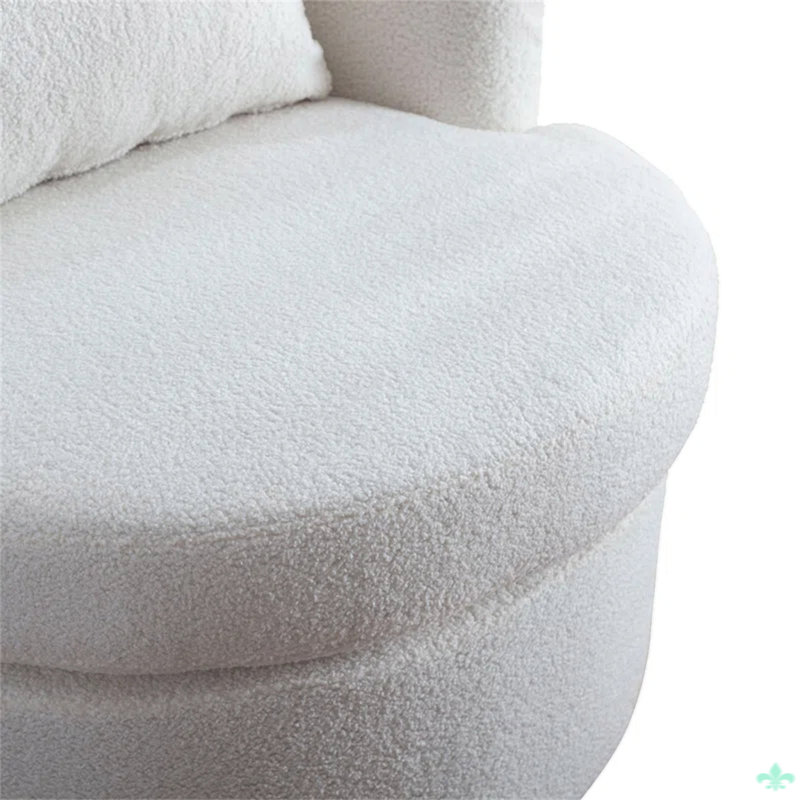 Fauteuil demi-tonneau pivotant l 33 po