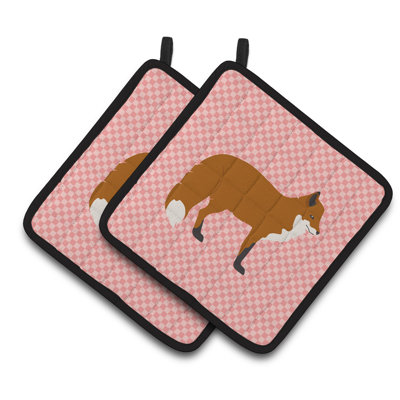 Cuisinier poignée à damier de renard caroline