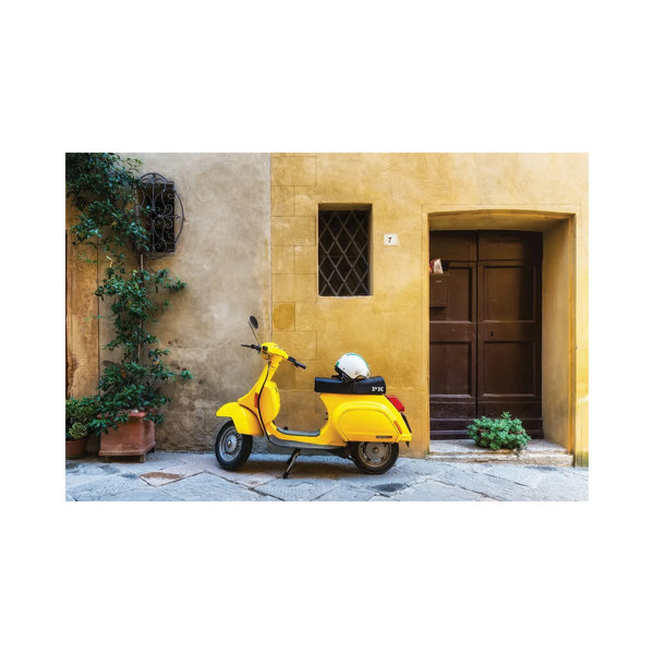 Red Vespa Scooter Wall Art For Living Room | Stunning Canvas Prints