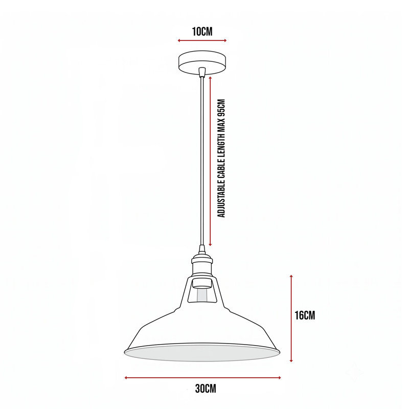 Laird 1 - Light Pendant, Pink
