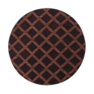 Tapis noir intérieur et extérieur Trellis