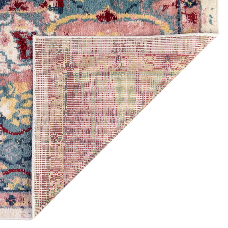 Geometric Multi Area Rug, Square 3'3"