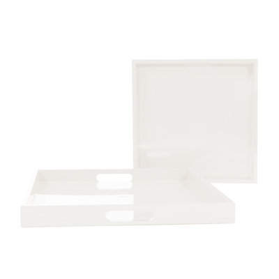 Ensemble de 2 plateaux Lavande