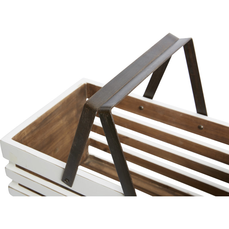 Caisse en bois massif verge