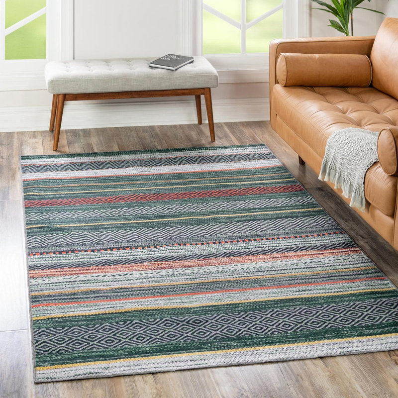 Tapis lavable Noelani Dakota Fields Yara, Rectangle 4 pi x 6 pi