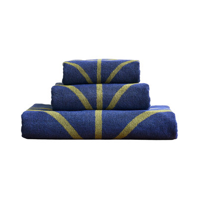 Linear Stem Navy/Olive 70x125 Bath Towel