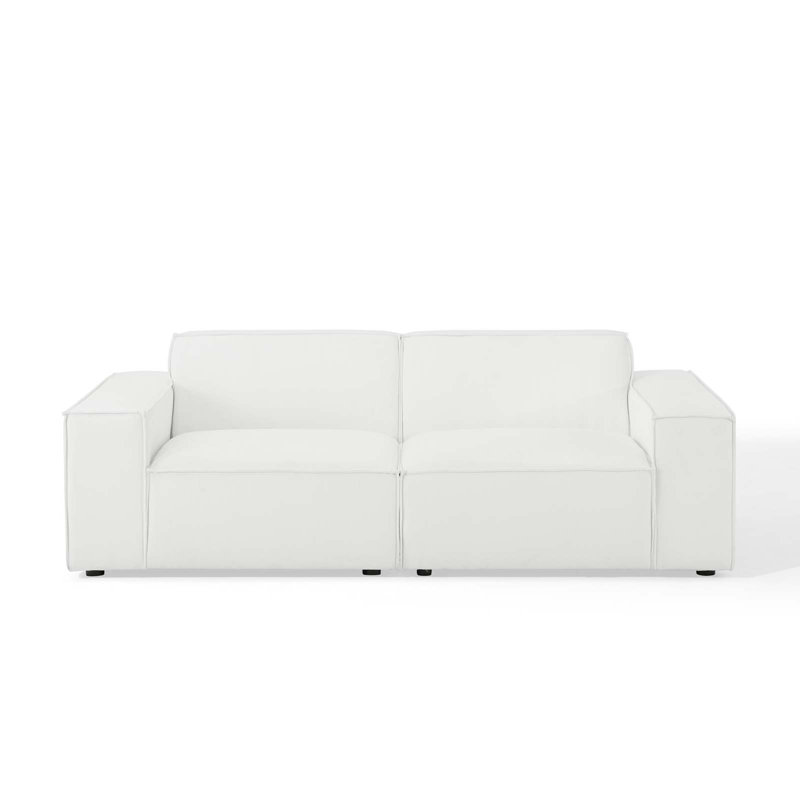 Restore 2-Piece Sectional Sofa, White