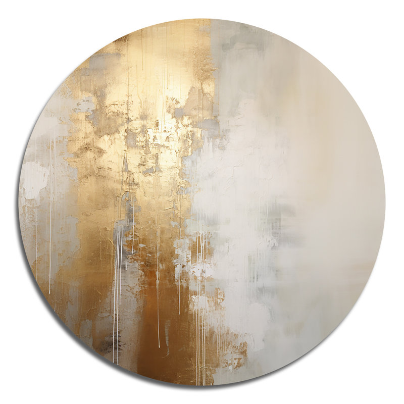 Mikado - Paysages d'art rond en métal, H 36 po x l 36 po