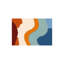 Abstract Colour Block Bath Mat For Bathroom, 16 X 24 Inches