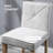 HOMCOM Modern Bar Stools Set Of 2, Upholstered Bar Height Kitchen Stools With Build-In Footrest, Solid Wood Legs, Beige