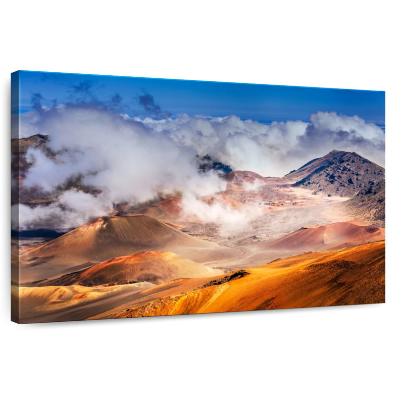 Ravi Haleakala Volcano In Maui, 30" H x 45" W