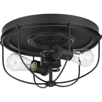 Plafonnier encastré 2 lumières 14,5 po