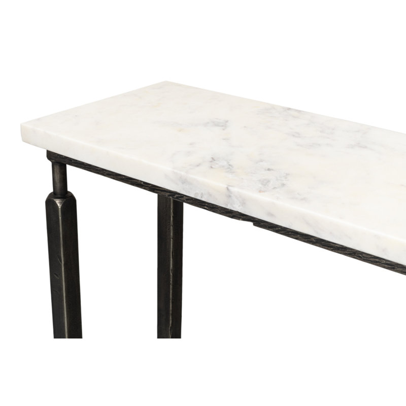 Mykos 61'' W Marble Console Table