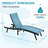 All Weather Pool Lounge Chairs Ergonomic Design With Adjustable Backrest-1465600894