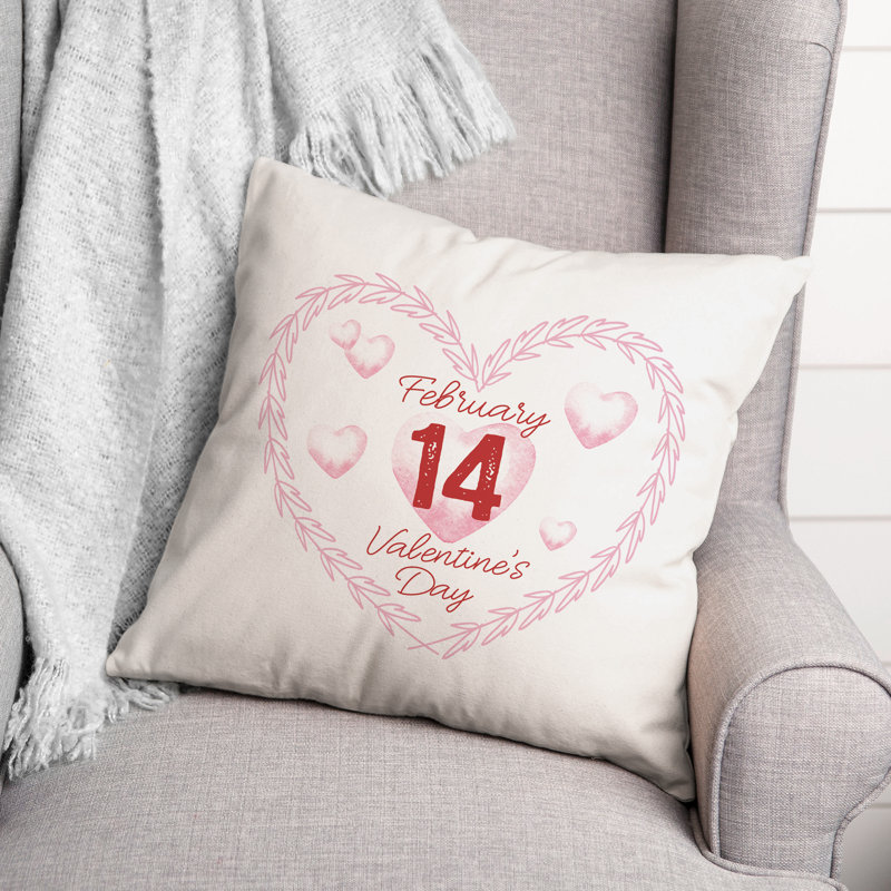 Spun Polyester Reversible Throw Pillow