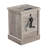 Farmhouse Nightstand With Charging Station, 2 Drawers And Open Shelf, Light Gray-746366281