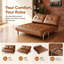 150 cm W Leather Top Console Table