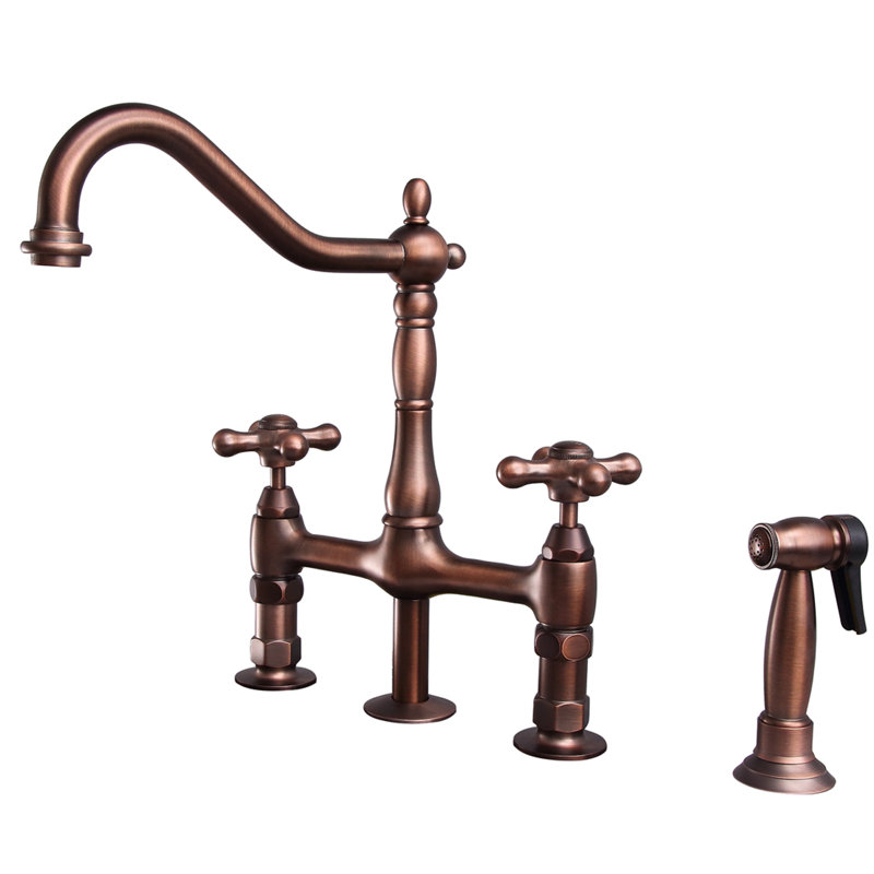 Barclay Emral Kitchen Faucet with Side Spray, Oil Rubbed Bronze
