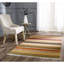 Striped Wool Hand Woven Area Rug-1371352960