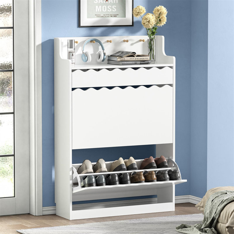 12 Pair Shoe Storage Cabinet