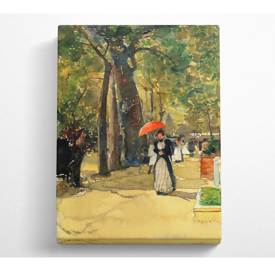 Hassam Die Fifth Avenue Beim Washington Square - Kunstdrucke auf Leinwand