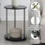 Table de bout ronde avec rangement Edwin-1842468441