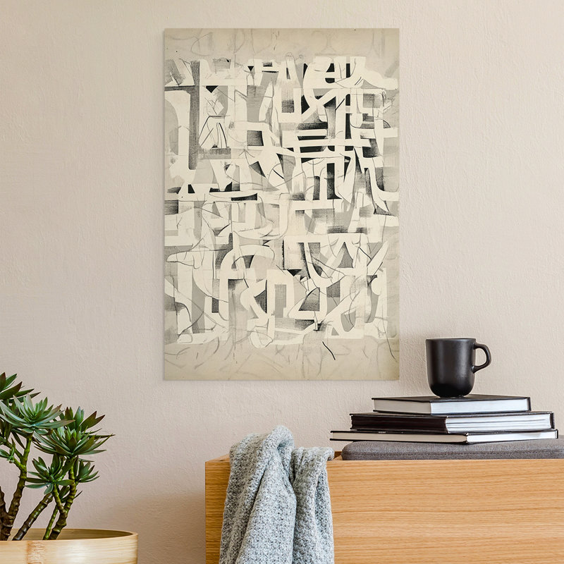 Série ABSTRACT CMIII - Impression sur toile seulement - NON CADRE, H 48 po x l 32 po