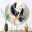 Abstrait fleur abstraite, art mural rond en métal-88628828