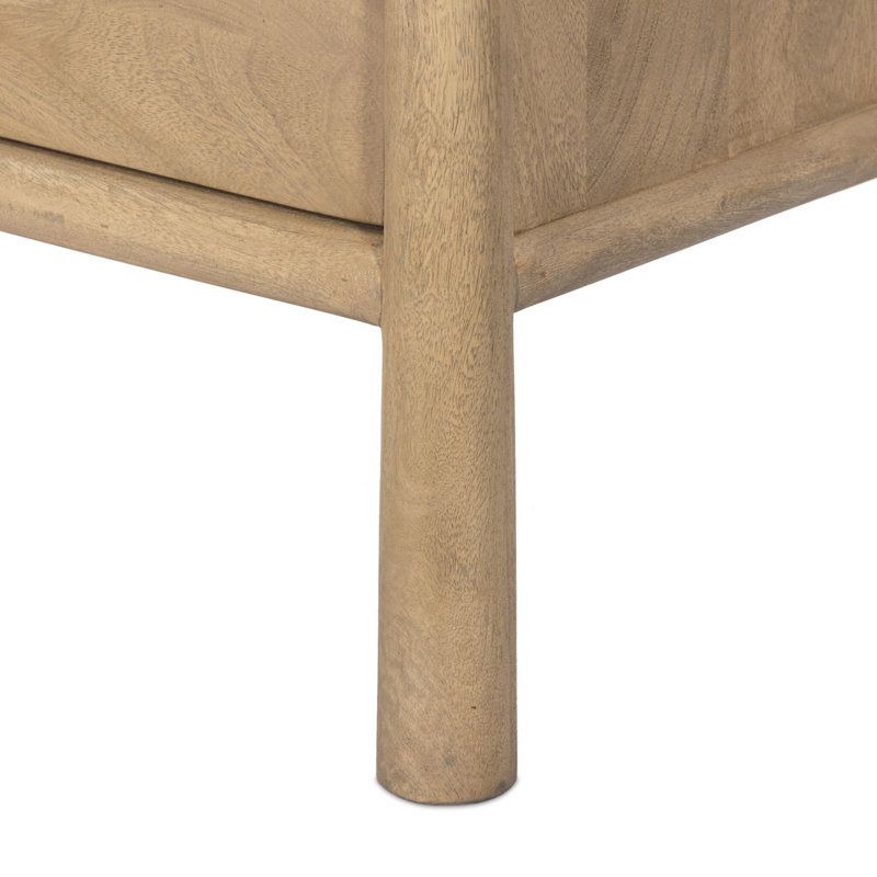 Freddie 3 - Drawer Solid Wood Dresser, Caramel Mango