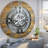 Wall Clock 36" Oversized for Living Room decor with Real Moving Gears England Collection-107103023