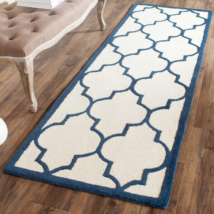Cannen Hand Tufted Wool Geometric Rug