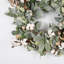 Couronne en coton noir et blanc 24 po