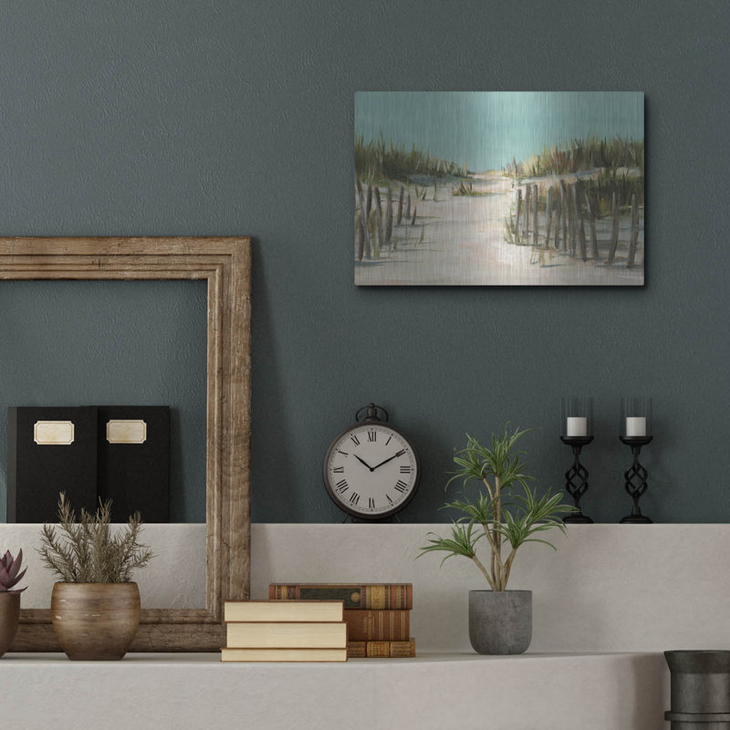  «Warm Dunes 2» par Ethan Harper, art mural en métal, 24 po x 16 po, H 12 po x l 16 po