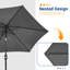 Parasol de marché 7,5 pi Blaise-370737660