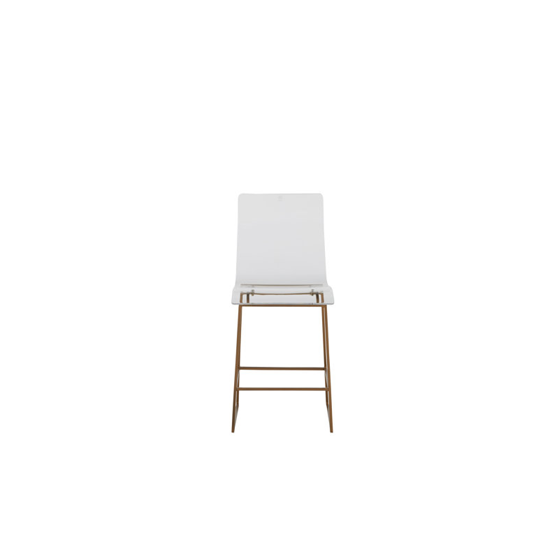 King Stool, Antique Gold, Counter Stool (24.75" Seat Height)