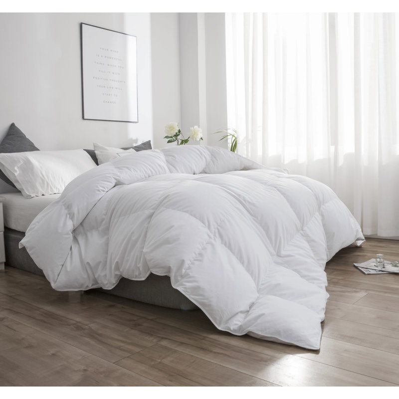 Insert de couette en duvet d'oie blanche toutes saisons de fabrication canadienne 650, Très grand lit