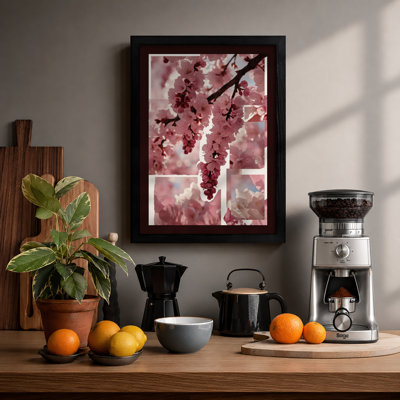 Cherry Blossom Reverie Botanical - Framed Print
