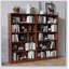 Bibliothèque moderne à 5 niveaux en bois avec tablettes réglables et capacité de charge élevée, parfaite pour le rangement dans la chambre à coucher, le bureau et le salon