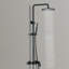 47"H Solid Brass Wall Mounted 3-Functions Exposed Complete Shower System with Slide Bar with Tub Spout-97649425