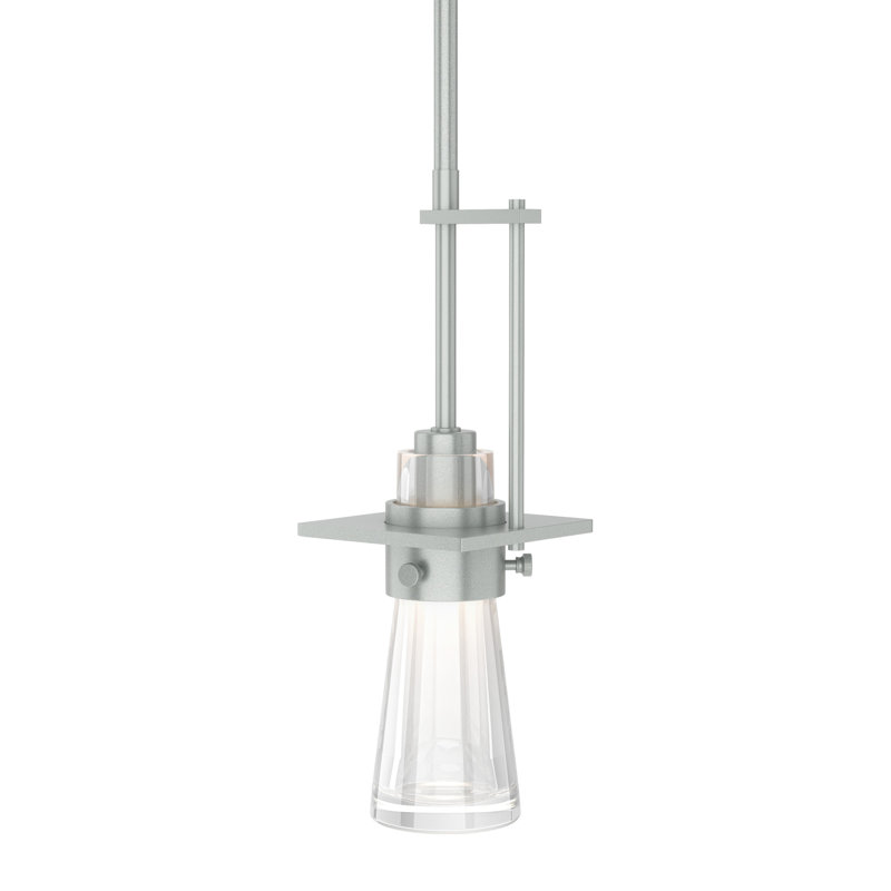 Erlenmeyer Mini Pendant, Medium: 14.8" - 59.8", Vintage Platinum
