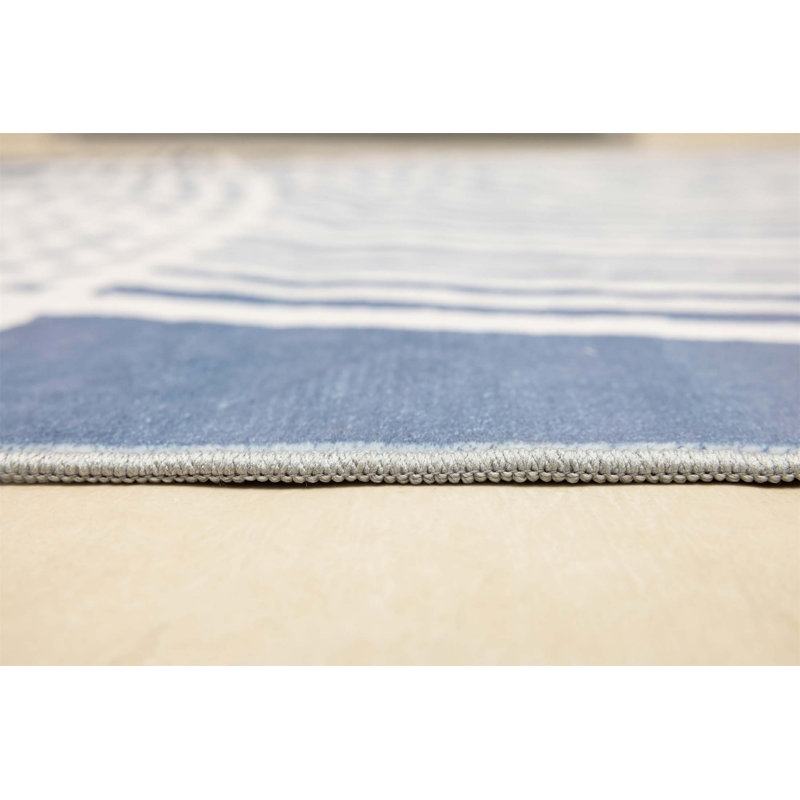 Rectangle Dugue Area Rug with Non-Slip Backing, Rectangle 8' x 10'