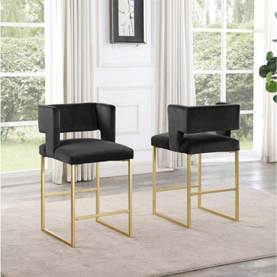 Ensemble de 2 tabourets de comptoir 27 po Modern