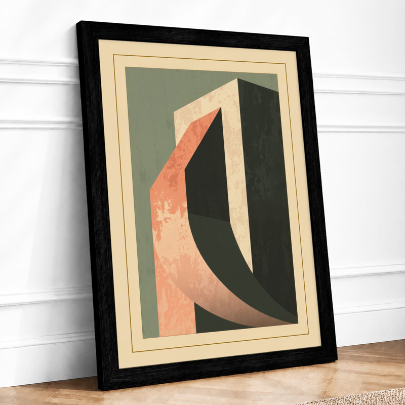Harmony Geometric - Print, Black, A4 - 29.7 x 21.0 cm